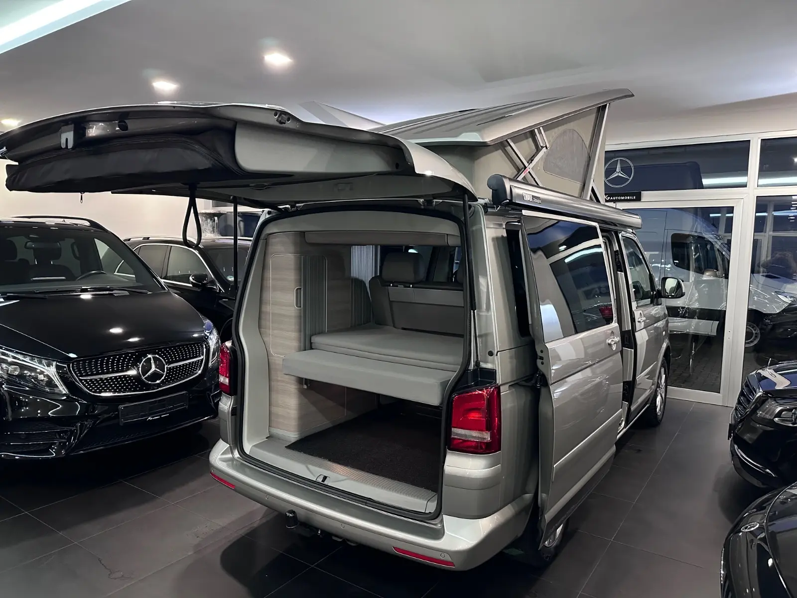 VOLKSWAGEN T5 CALIFORNIA AUFSTELLDACH 4MOTION KÜCHE-DSG-LED | 179 ch | 4X4 | VOLANT EN CUIR