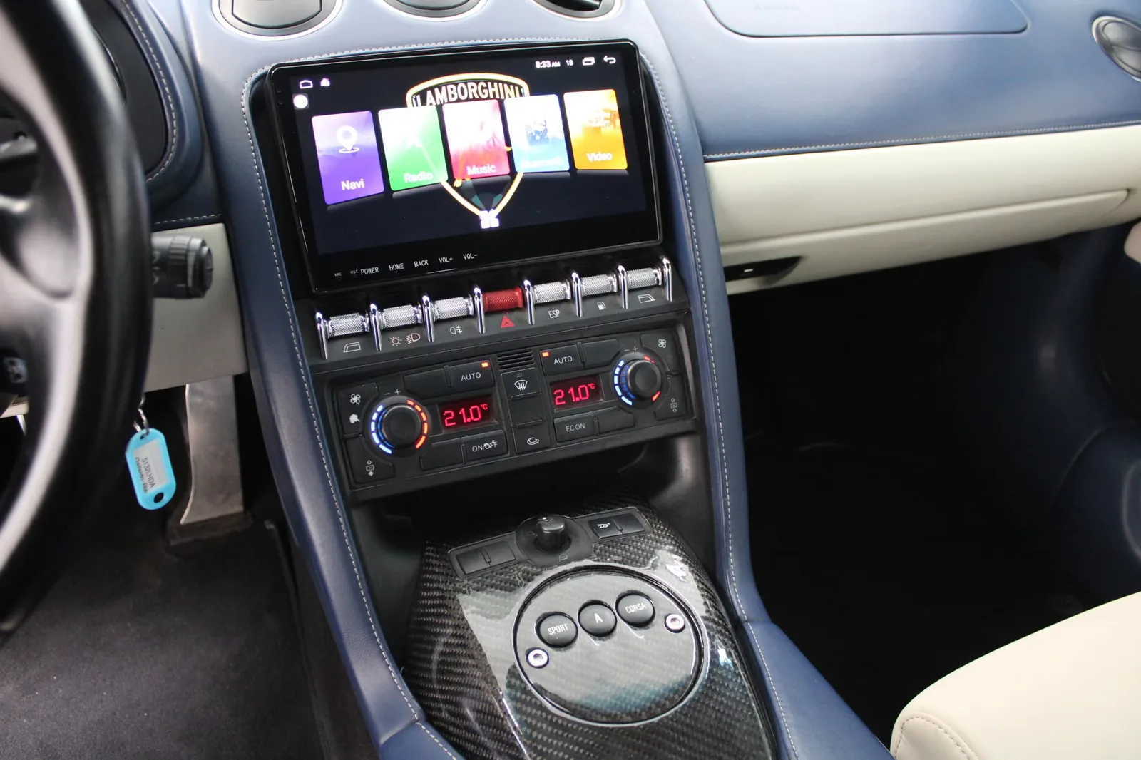 Lamborghini Gallardo LP 550-2 V10 550 ch • Phase 2 - Propulsion • E-Gear • 71 500 km • Cuir