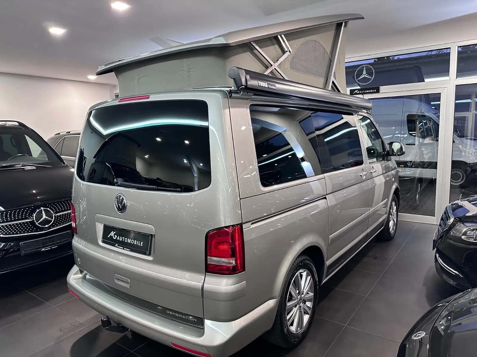 VOLKSWAGEN T5 CALIFORNIA AUFSTELLDACH 4MOTION KÜCHE-DSG-LED | 179 ch | 4X4 | VOLANT EN CUIR