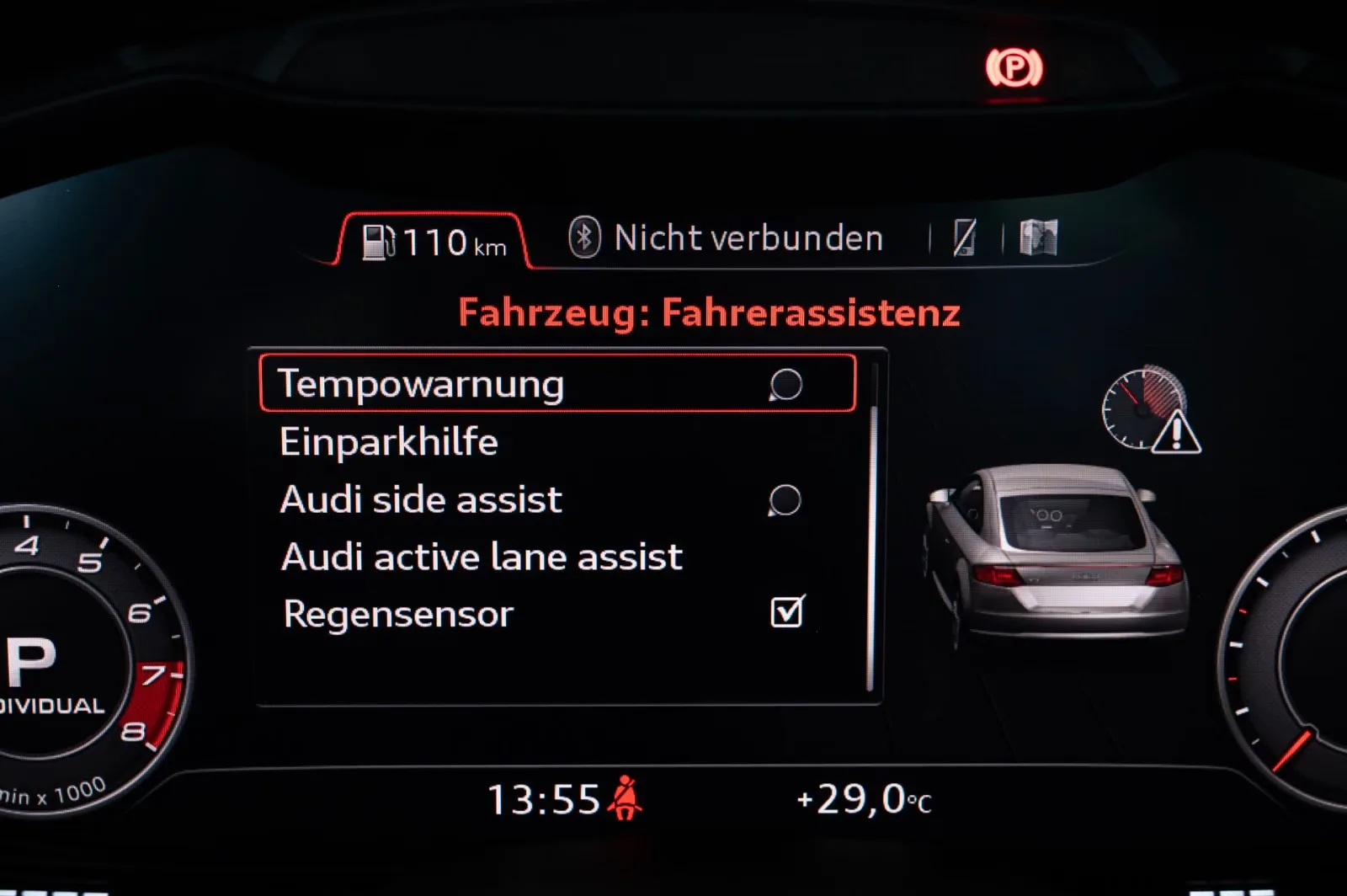 Audi TT RS Coupé 2.5 TFSI quattro ABT 470 ch • 1ère Main - 15 400 km • Matrix • OLED • B&O • Carbone • 20"