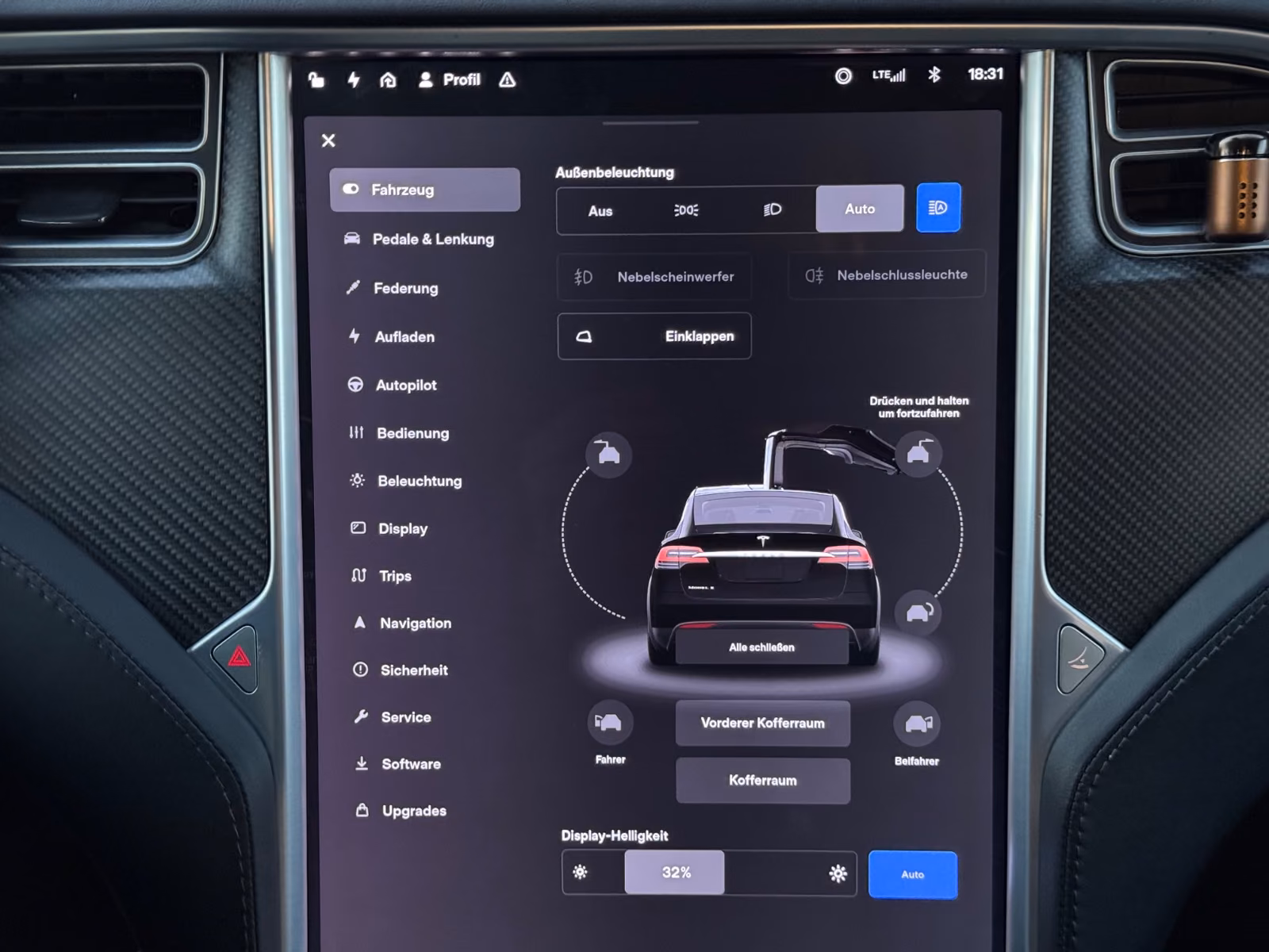 TESLA MODEL X 90 D 423CH - SOH 100% - BATTERIE TESLA - 7 PLACES