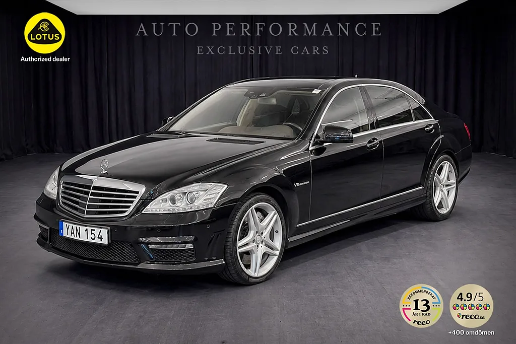 MERCEDES-BENZ CLASSE S 63 AMG L V8 BITURBO 544ch - CUIR - SIÈGES VENTILÉS - TOIT PANORAMIQUE - BANG & OLUFSEN