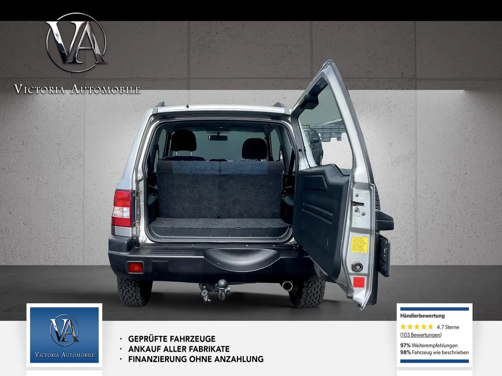 MITSUBISHI PAJERO PININ 2.0 GDI 129ch 4X4 - ATTELAGE - ENTRETIEN SUIVI - CONTRÔLE TECHNIQUE RÉCENT - 1ERE MAIN