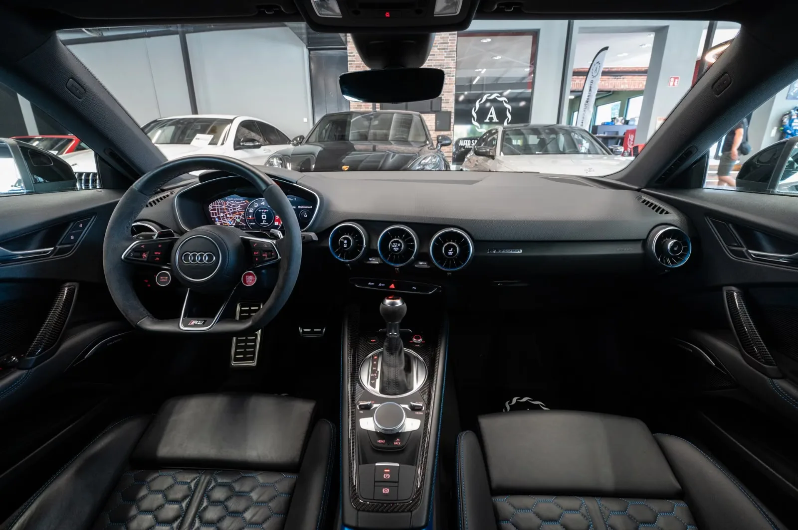 Audi TT RS Coupé 2.5 TFSI quattro ABT 470 ch • 1ère Main - 15 400 km • Matrix • OLED • B&O • Carbone • 20"