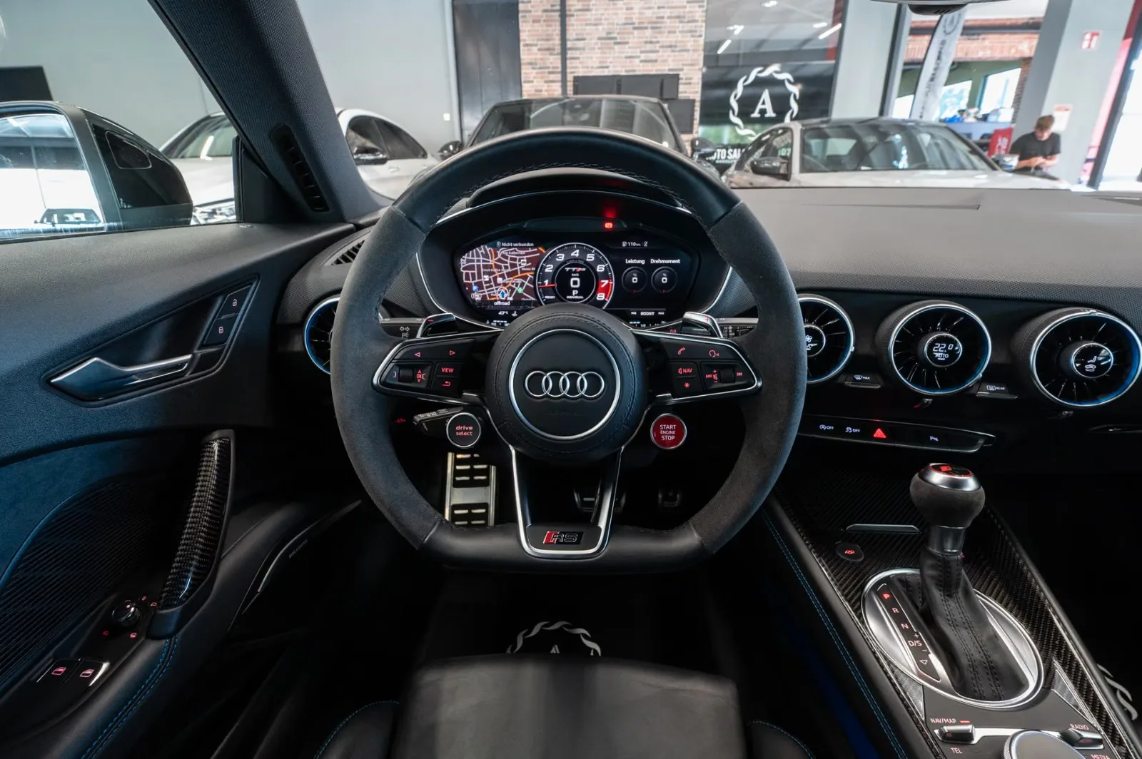 Audi TT RS Coupé 2.5 TFSI quattro ABT 470 ch • 1ère Main - 15 400 km • Matrix • OLED • B&O • Carbone • 20"