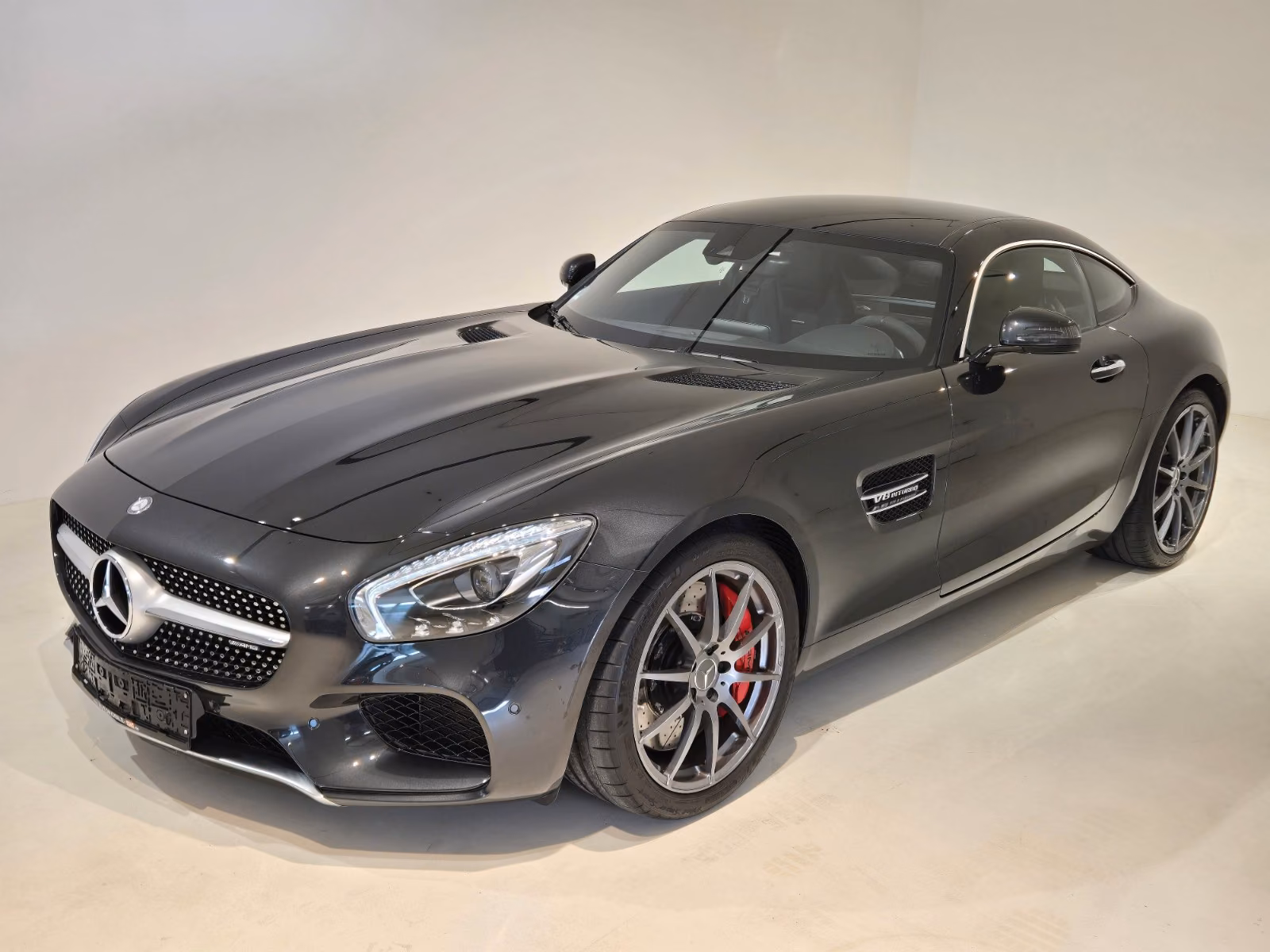 Mercedes-AMG GT S V8 510 ch • 24 900 km • Pack Dynamic Plus • Toit pano • Burmester • Cuir Nappa