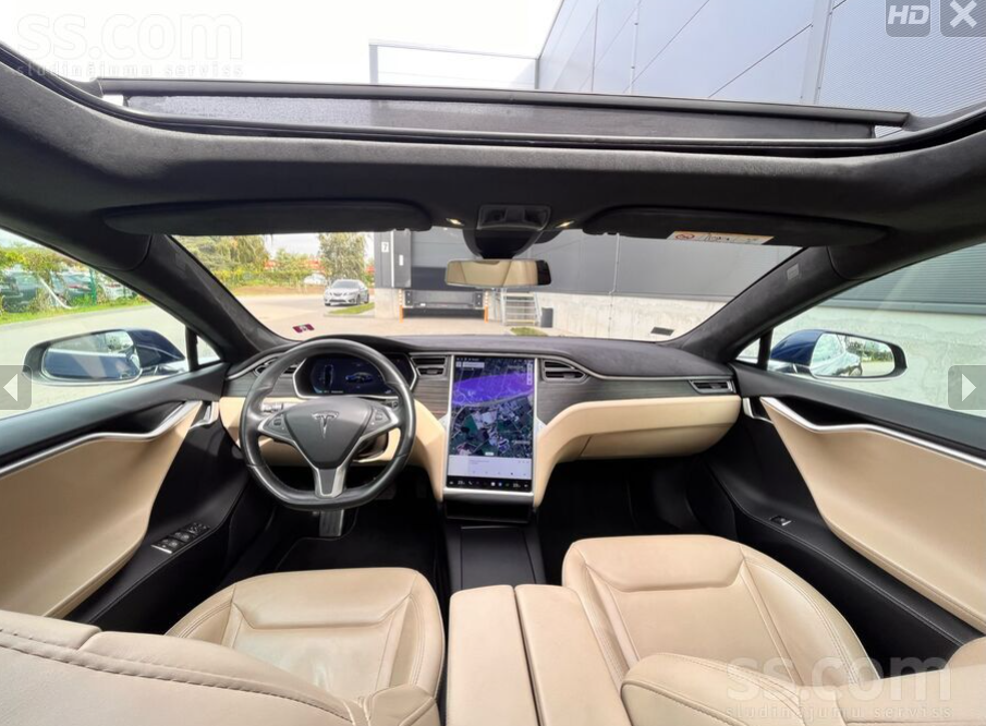 Tesla Model 75D 332ch 4x4 - Toit ouvrant panoramique - Autopilot - Suspension pneumatique - Régulateur adaptatif