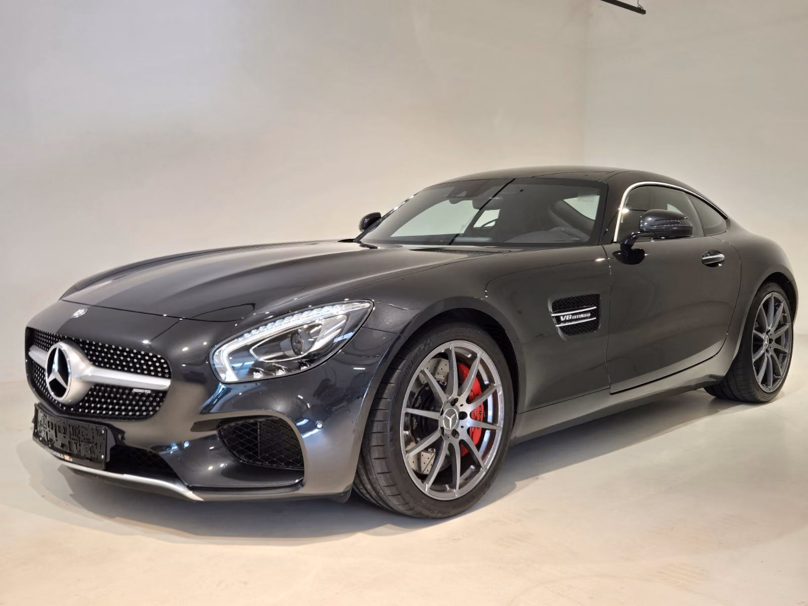 Mercedes-AMG GT S V8 510 ch • 24 900 km • Pack Dynamic Plus • Toit pano • Burmester • Cuir Nappa