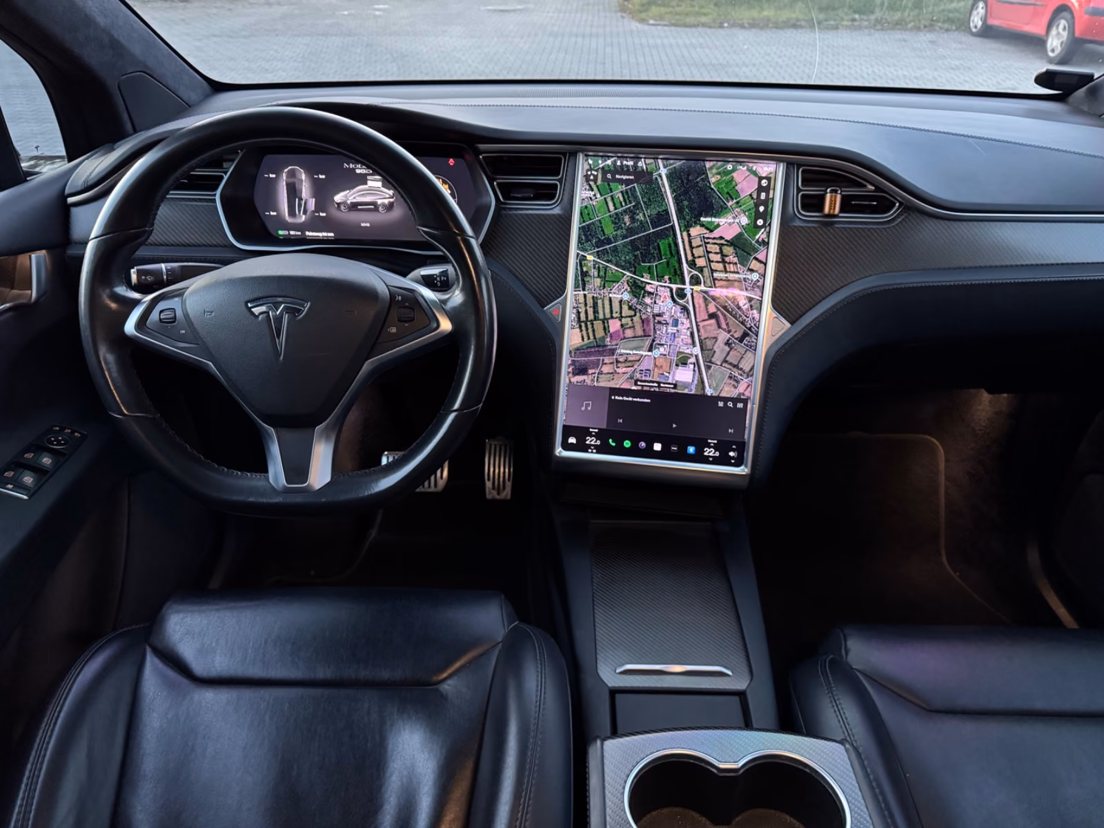TESLA MODEL X 90 D 423CH - SOH 100% - BATTERIE TESLA - 7 PLACES