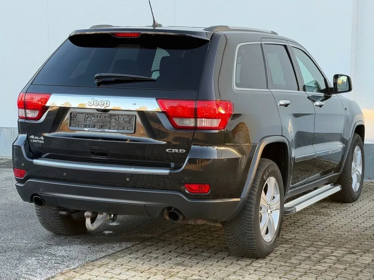JEEP GRAND CHEROKEE 3.0 CRD LIMITED | 241 ch | 4X4 | BVA | HAYON ÉLECTRIQUE | RÉGLAGE ÉLECTRIQUE DES SIÈGES AVEC FONCTION MÉMOIRE | VOLANT EN CUIR