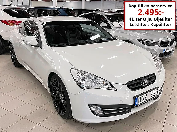 HYUNDAI GENESIS COUPÉ 3.8 V6 303 CH – BVA – PROPULSION – CUIR – 88 000 KM