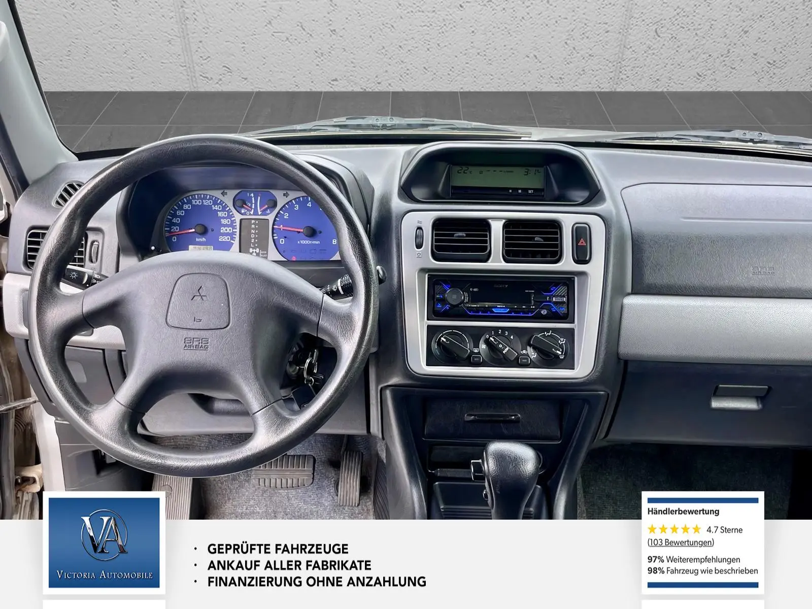 MITSUBISHI PAJERO PININ 2.0 GDI 129ch 4X4 - ATTELAGE - ENTRETIEN SUIVI - CONTRÔLE TECHNIQUE RÉCENT - 1ERE MAIN