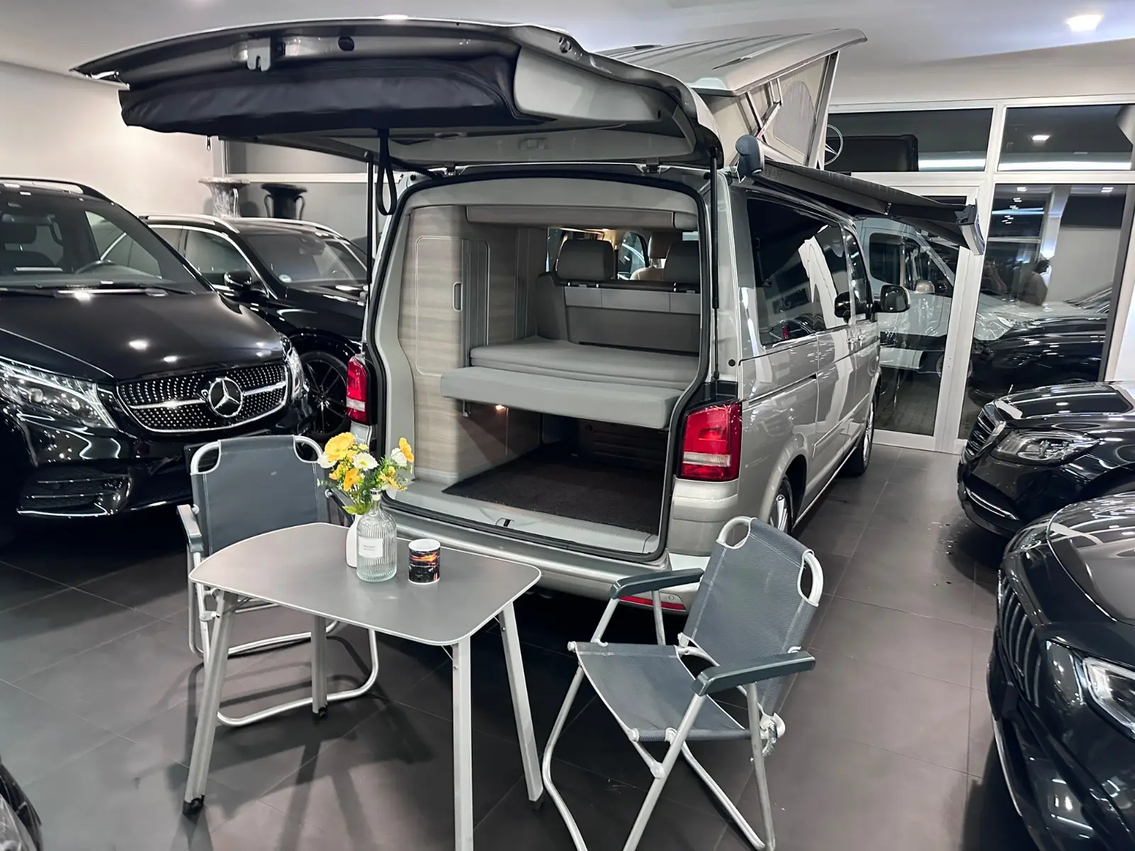VOLKSWAGEN T5 CALIFORNIA AUFSTELLDACH 4MOTION KÜCHE-DSG-LED | 179 ch | 4X4 | VOLANT EN CUIR