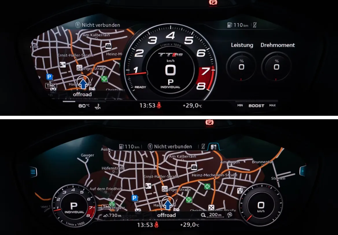 Audi TT RS Coupé 2.5 TFSI quattro ABT 470 ch • 1ère Main - 15 400 km • Matrix • OLED • B&O • Carbone • 20"