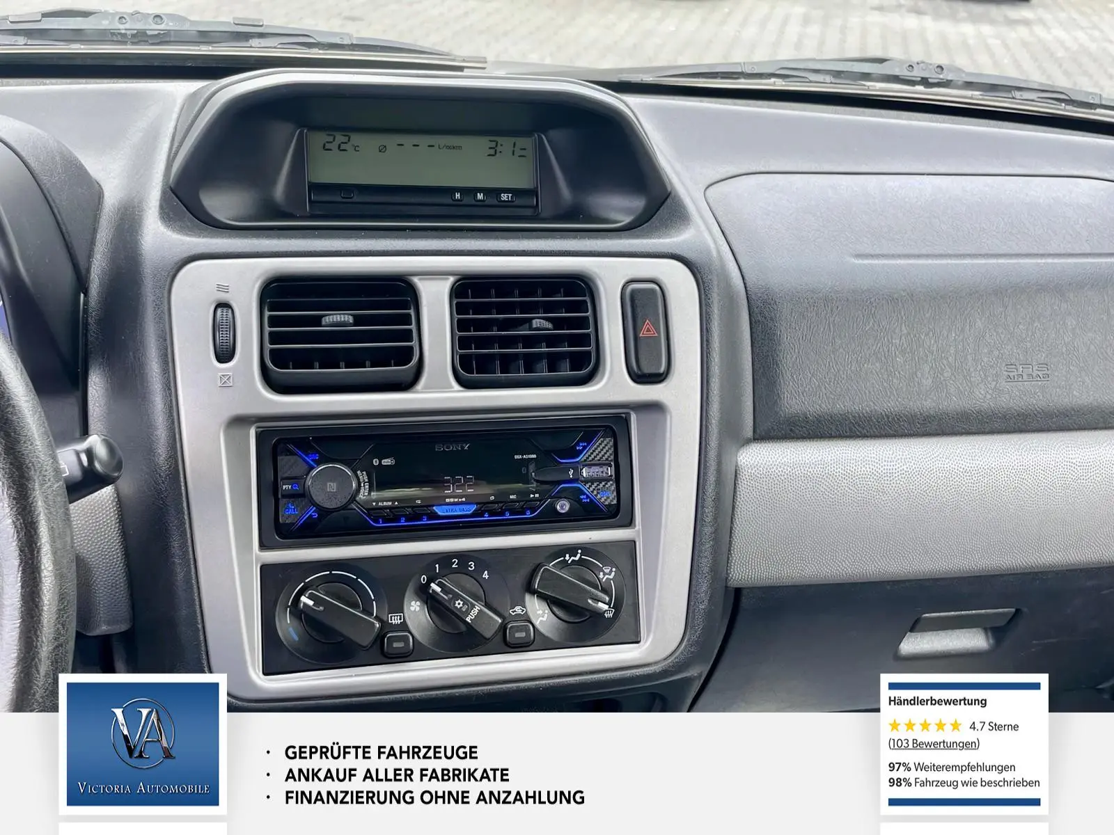 MITSUBISHI PAJERO PININ 2.0 GDI 129ch 4X4 - ATTELAGE - ENTRETIEN SUIVI - CONTRÔLE TECHNIQUE RÉCENT - 1ERE MAIN