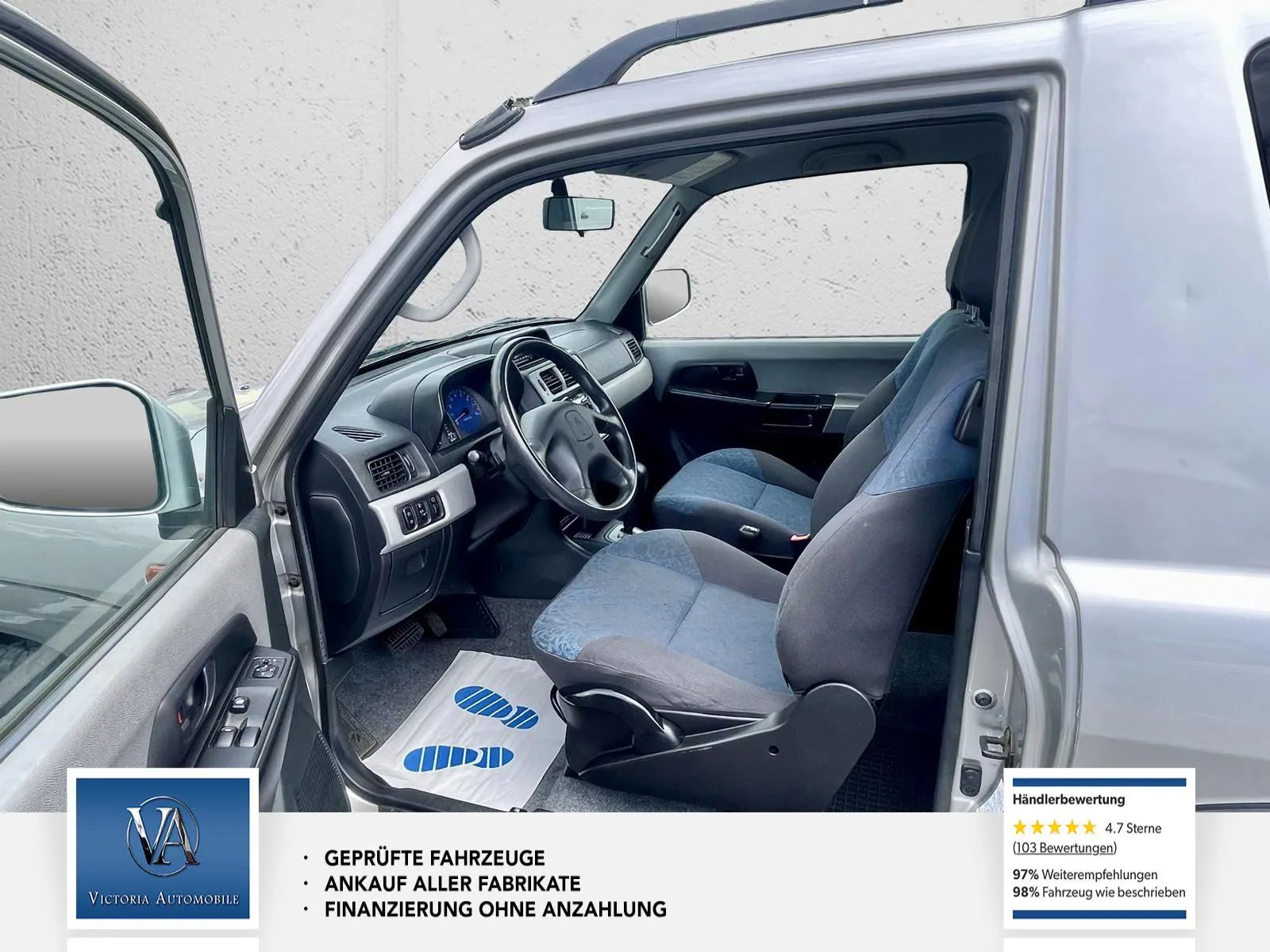 MITSUBISHI PAJERO PININ 2.0 GDI 129ch 4X4 - ATTELAGE - ENTRETIEN SUIVI - CONTRÔLE TECHNIQUE RÉCENT - 1ERE MAIN