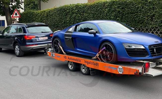 Faites venir d'Allemagne votre Audi sport : tractée en toute sécurité par COURTAGE AUTO