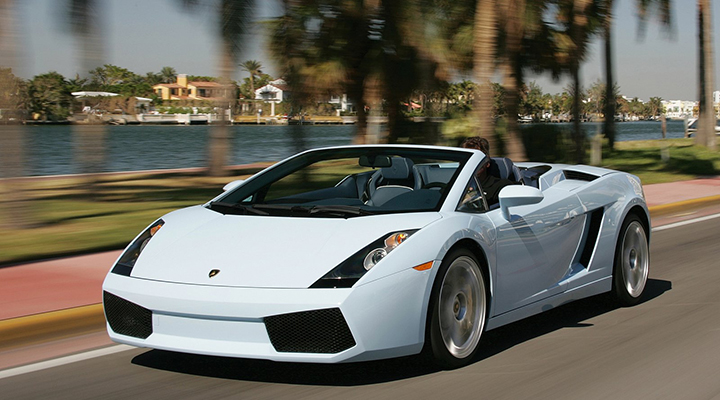 Import d'une Lamborghini Gallardo Spyder 2006