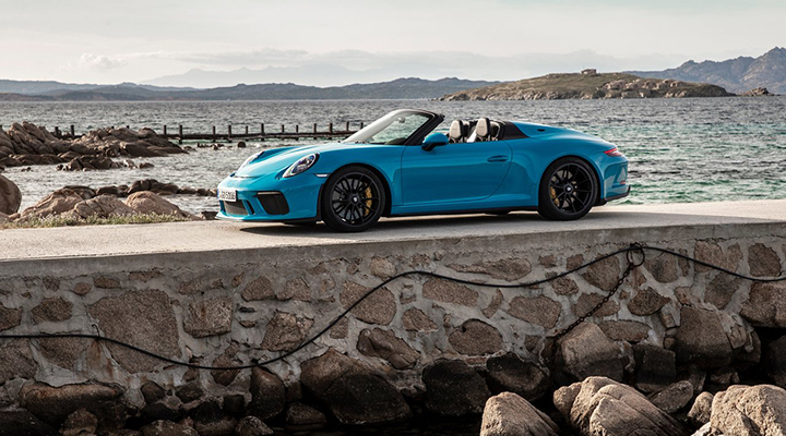 Importer une Porsche 911 Speedster 2019