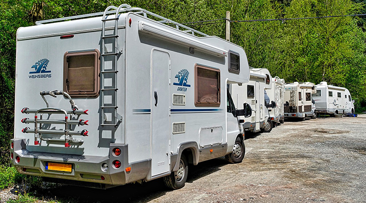 Import camping-car UE