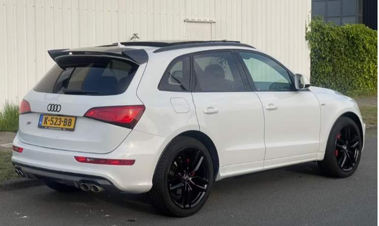Audi - Audi porte-documents de voiture en cuir, noir