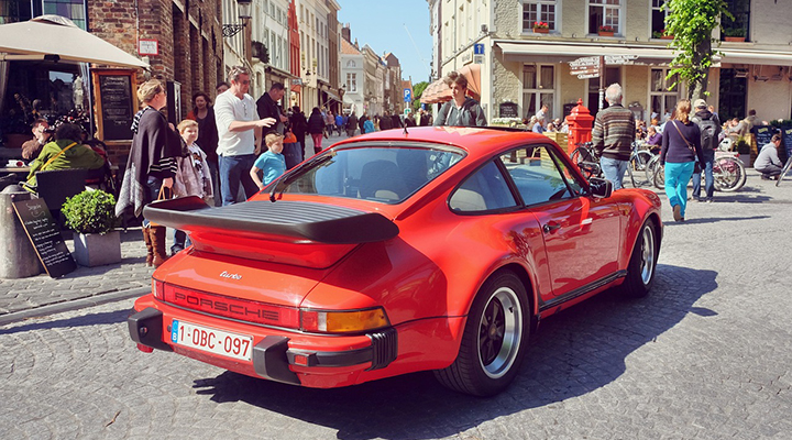 Porsche 911 en import Belgique