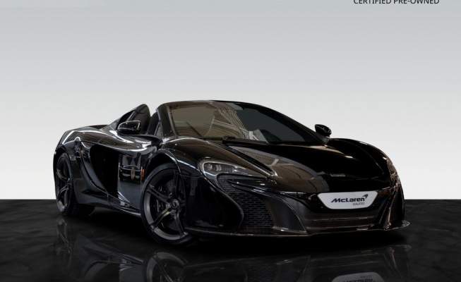McLaren 650S Spider 3.8 V8 650 ch – Carbon Black-0